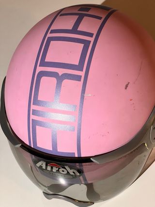 Casco de moto rosa talla M NO NEGOCIABLE