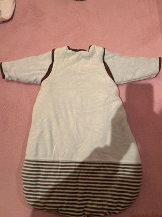 Saco dormir bebé azul oso