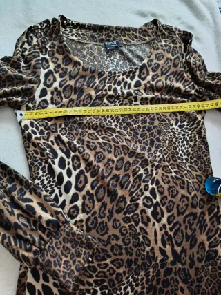 Vestido estampado animal print