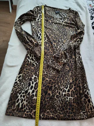 Vestido estampado animal print