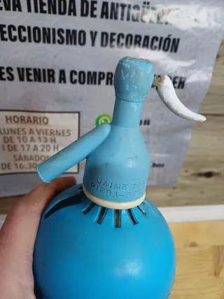 ANTIGUA BOTELLA SIFÓN, CARBÓNICAS PIERA,TORRES