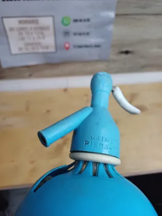 ANTIGUA BOTELLA SIFÓN, CARBÓNICAS PIERA,TORRES