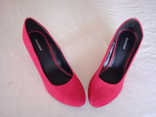 Zapatos de tacón Graceland rojos talla 38