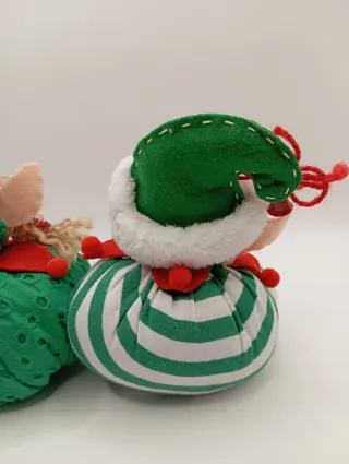 Decorazioni Natale Elfi in stoffa