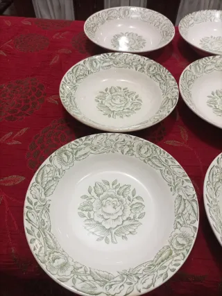 6 Piatti La Cartuja de Sevilla Pickman Flor