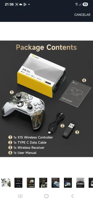 Mando PC Inalámbrico con Diseño