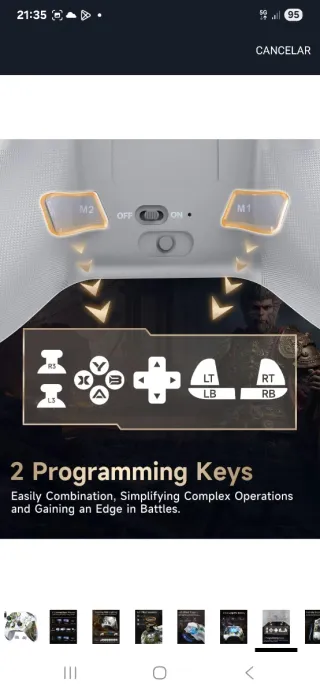 Mando PC Inalámbrico con Diseño