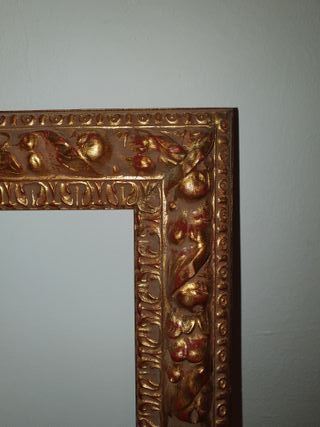 Cornice dorata con tavola Colorare le emozioni