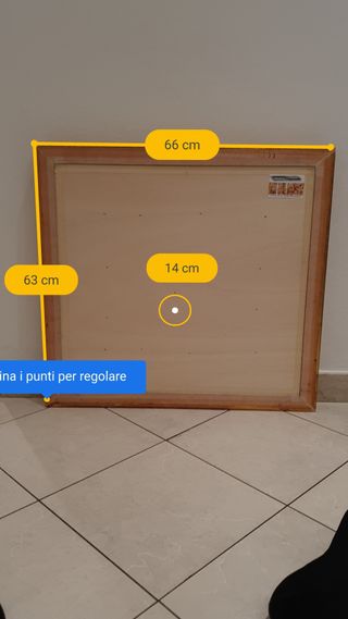 Cornice dorata con tavola Colorare le emozioni
