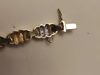 Pulsera Oro 18k con puntas de Brillantes