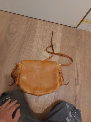 Bolso piel vintage