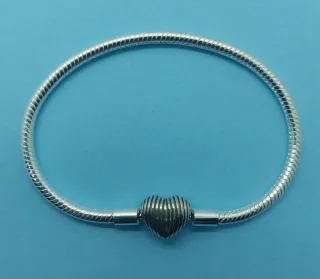 Pulsera Plata Corazón