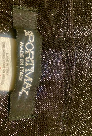 Falda negra con cinturón elástico