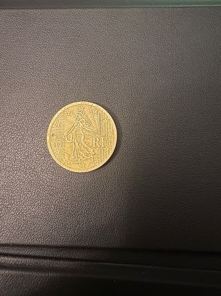 Moneda 50 céntimos Francia 2001