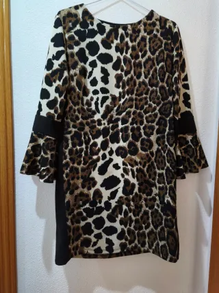 Vestido estampado animal print