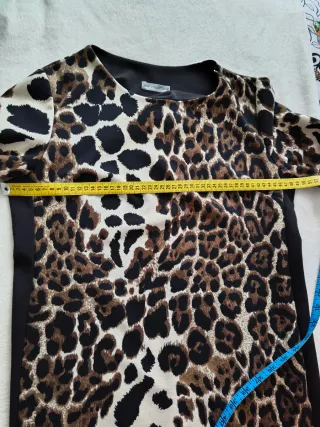 Vestido estampado animal print