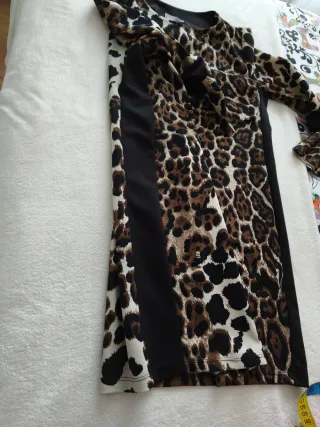 Vestido estampado animal print