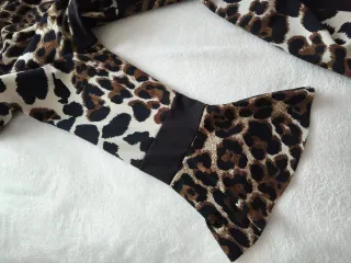 Vestido estampado animal print