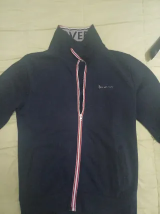 Sudadera Coveri Collection cremallera azul M