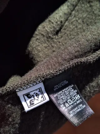 Sudadera Obey con cremallera verde olica