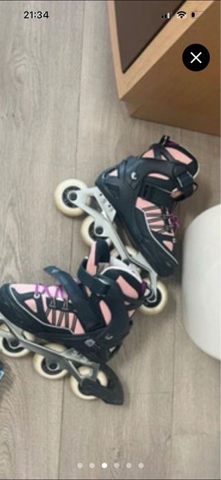 Lote Patines Talla 38 + Protecciones