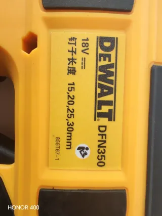 Pistola Grapadora DeWalt DFN350 18V