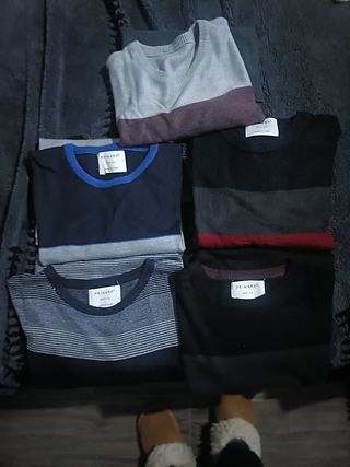 Camisolas Primark M Cinza Roxo