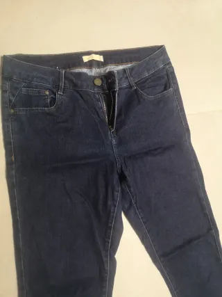 Vaqueros Sfera Mujer Talla 42 Azul Marino largos