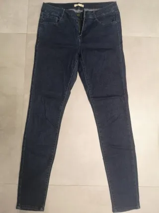 Vaqueros Sfera Mujer Talla 42 Azul Marino largos