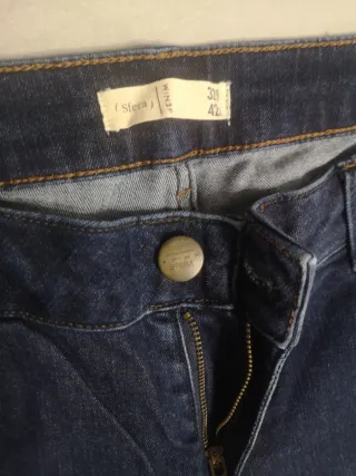 Vaqueros Sfera Mujer Talla 42 Azul Marino largos