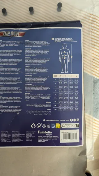 Disfraz Top Gun Talla L