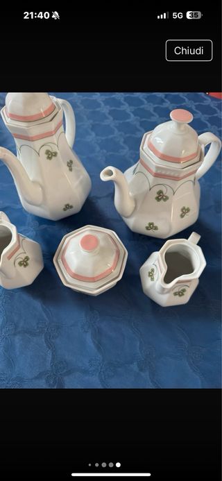 Set caffè e tè Bavaria porcellana