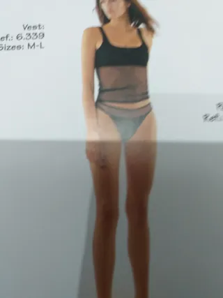 Conjunto de lencería fina talla 90