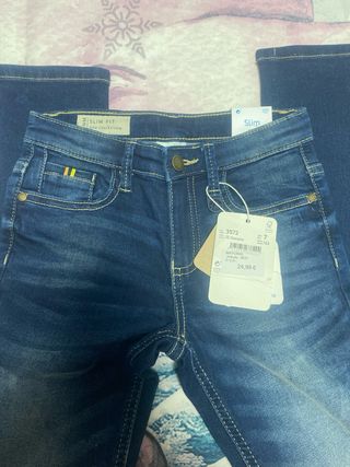 Vaqueros Mayoral Talla 7 Niño Slim
