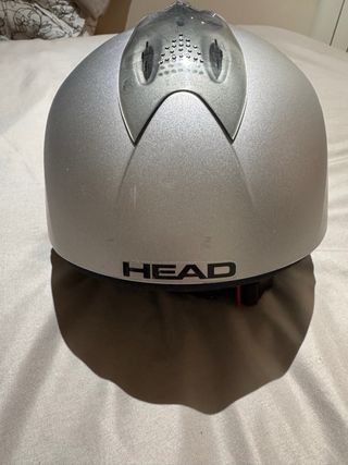 Casco de esquí HEAD plateado
