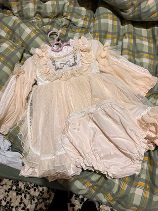 Abito bambina pizzo e tulle