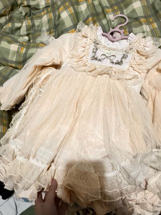 Abito bambina pizzo e tulle