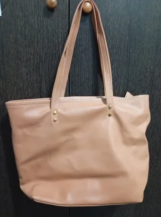 Bolso Buganvilla Beige con Tassels Naranja