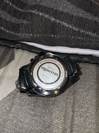 Reloj Invicta Aviator Cronógrafo Negro