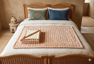Coperta Linea Oro Beige Oro
