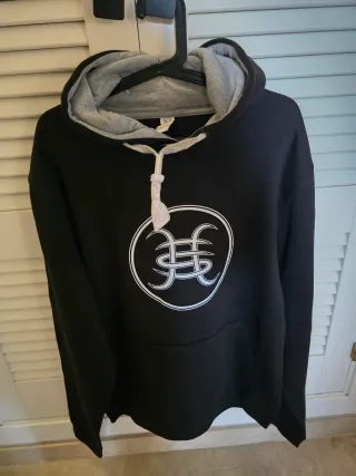 Sudadera Héroes del Silencio Negra con Capucha