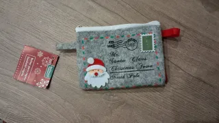 Pochette Natale Feltro Melinera Rossa