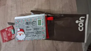 Pochette Natale Feltro Melinera Rossa