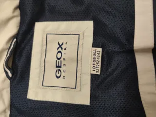 Giacca Geox Uomo Traspirante Beige/Blu Taglia L