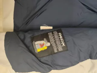 Giacca Geox Uomo Traspirante Beige/Blu Taglia L