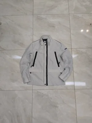 Giacca Geox Uomo Traspirante Beige/Blu Taglia L