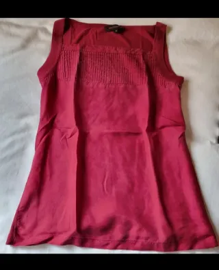 Camiseta tirantes burdeos Adolfo Domínguez M