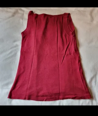 Camiseta tirantes burdeos Adolfo Domínguez M