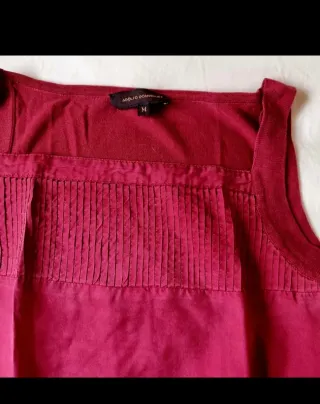 Camiseta tirantes burdeos Adolfo Domínguez M