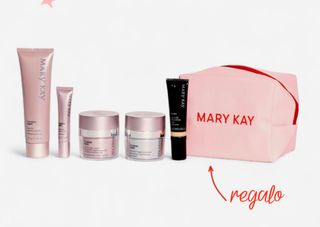 Set Cosmética Mary Kay Rosa y Beige